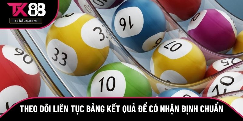 Theo dõi liên tục bảng kết quả để có nhận định chuẩn Theo dõi liên tục bảng kết quả để có nhận định chuẩn